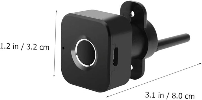 Lurrose Smart Fingerprint Drawer Lock Easy to Install Office Home Security - Image 2